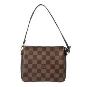 LOUIS VUITTON Brown Damier Canvas Pouch